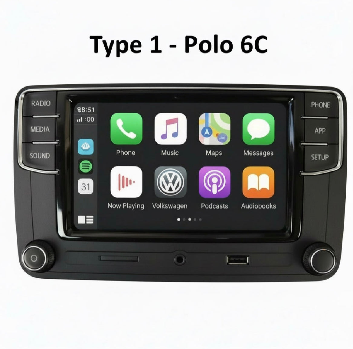 Volkswagen Apple Carplay & Android Auto Radio Upgrade