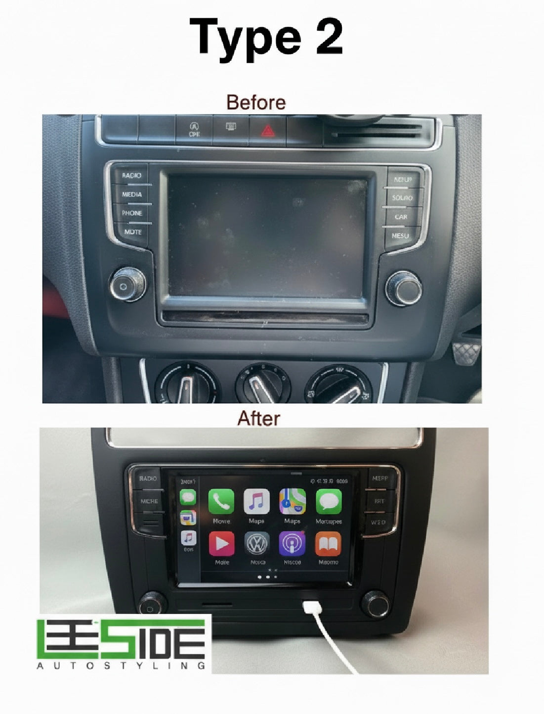 Volkswagen Apple Carplay & Android Auto Radio Upgrade