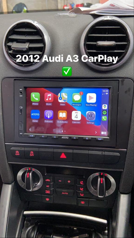 Touchscreen Double Din Radio (Apple Carplay, Android Auto & Mirror Link)