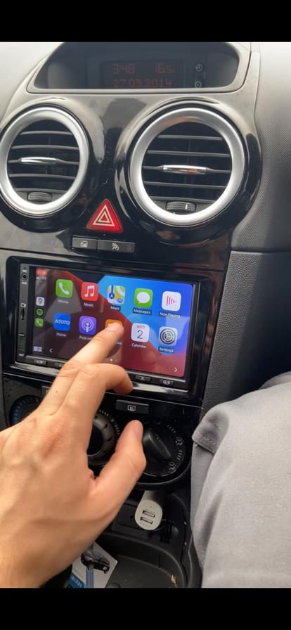 Touchscreen Double Din Radio (Apple Carplay, Android Auto & Mirror Link)