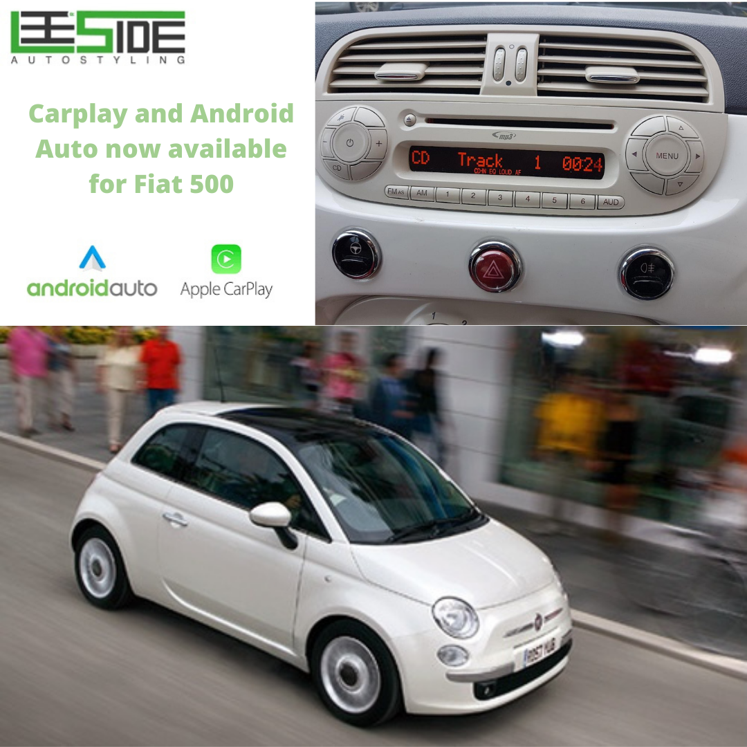 Fiat 500 Carplay and Android Auto